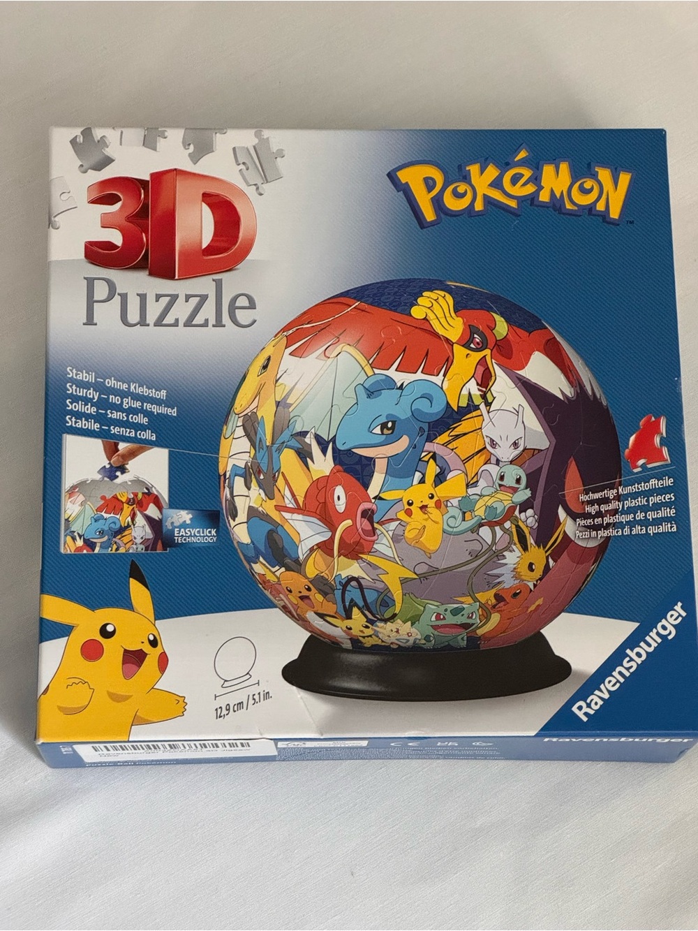 Pokemon 3D Jigsaw Puzzle Ball 73 Pieces NEW Ravensburger